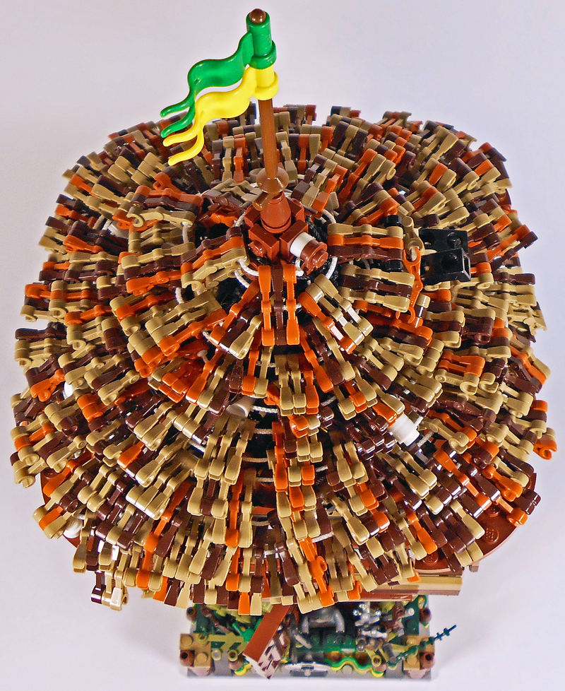 Illustration for article titled There is a hidden spy in this Lego tower